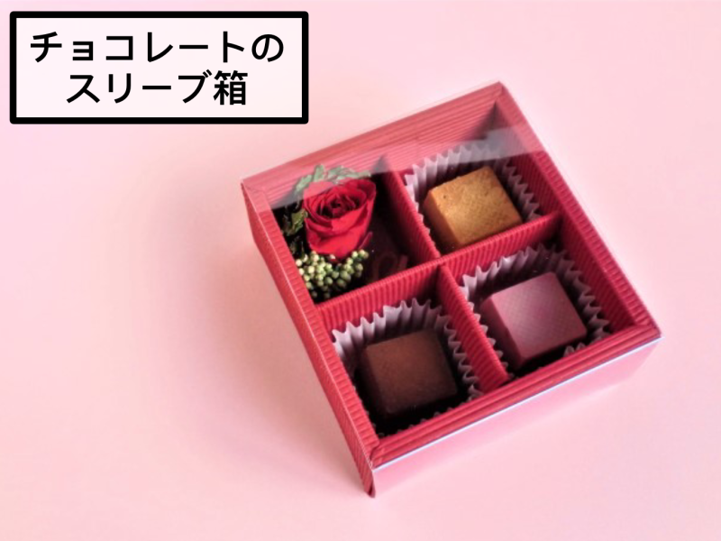チョコレートのスリーブ箱①
