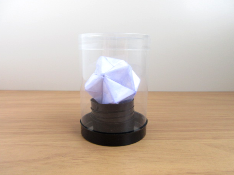 折り紙の円筒ケース④