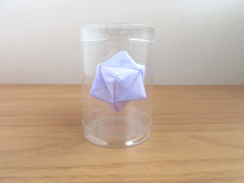 折り紙の円筒ケース⑥