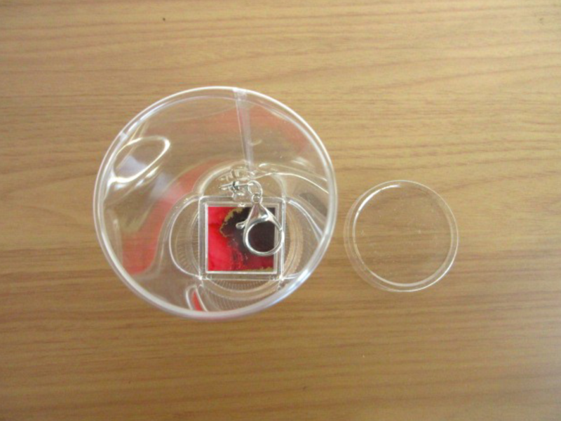 キーホルダーのPET円筒ケース②