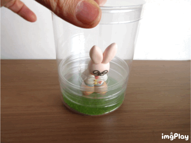 中身の固定（円筒ケースの蓋）④