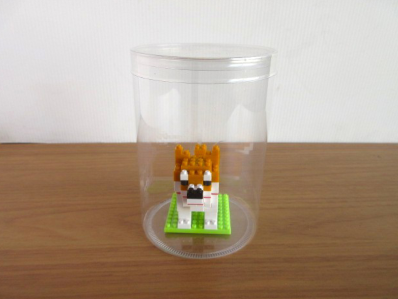 ミニブロックのPET円筒ケース①