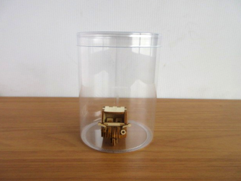 ウッドクラフトのPET円筒ケース①