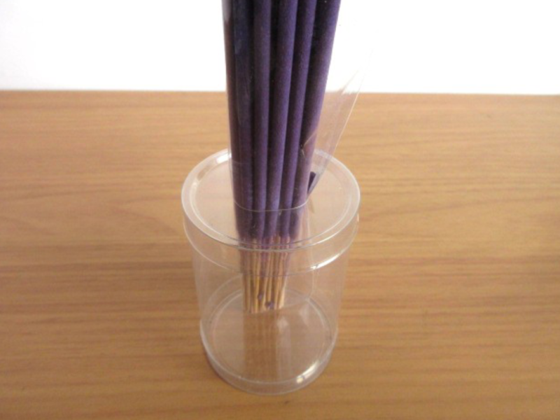 お香のPVC円筒ケース②